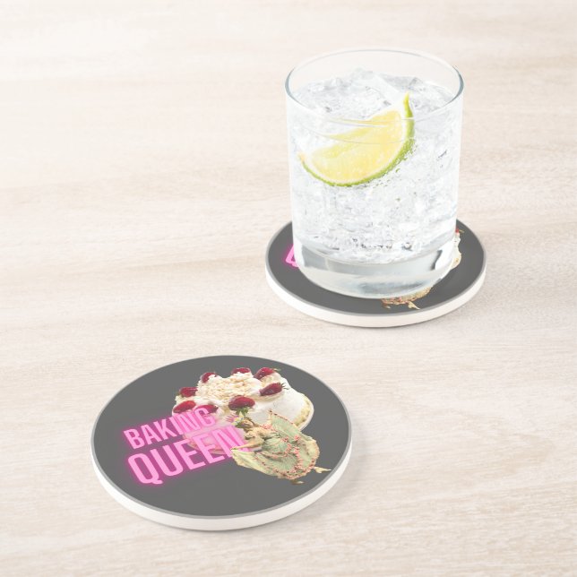Vintage Cake Baking Queen Underlägg (Sidan)
