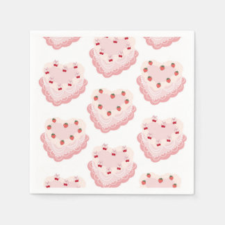 Vintage cake napkin  pappersservett