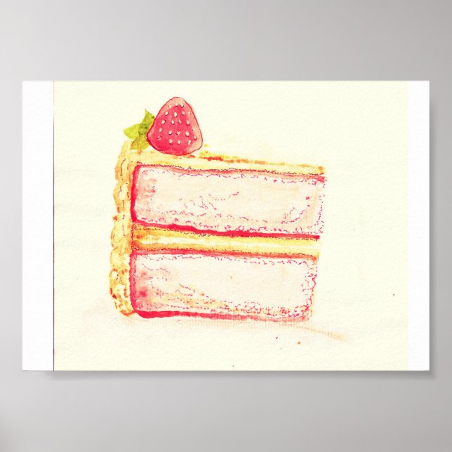 Vintage Cake Poster (Framsidan)