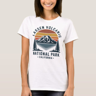 Vintage Cal för nationalparken Lassen Volcanic T Shirt