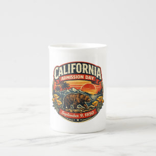 Vintage California Antagning Dag Retro Björn & Val Benporslin Mugg