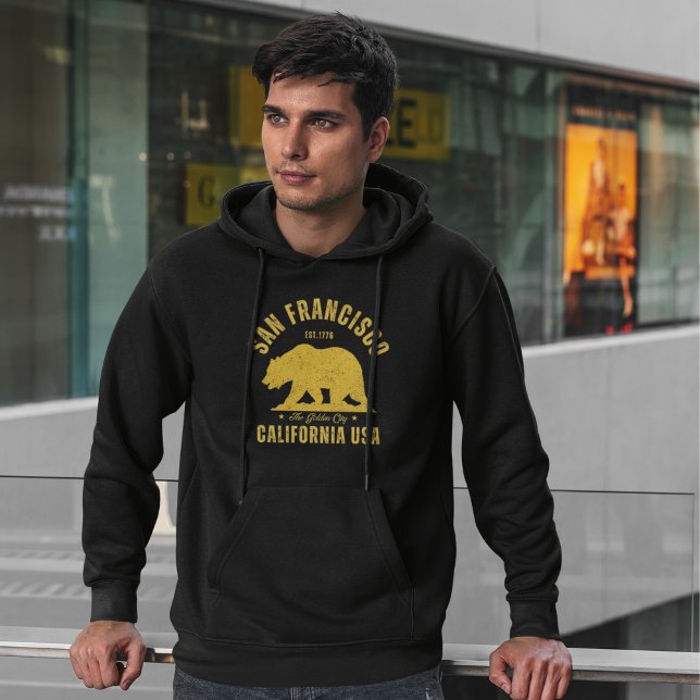 Vintage California Bear – San Francisco Edition Hoodie (Skapare uppladdad)