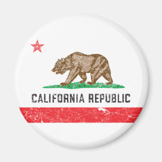 Vintage California Flagga Magnet