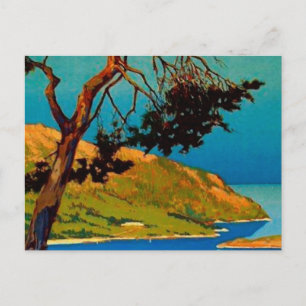Vintage California Kusten Travel Post Card Vykort