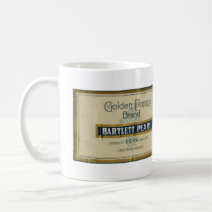 Vintage California Pear Label Kaffemugg
