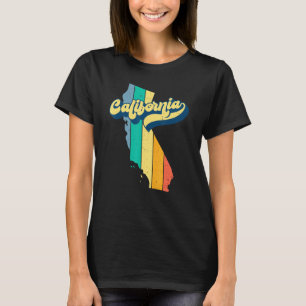 Vintage California Retro 70s Rand Silhouette Di T Shirt