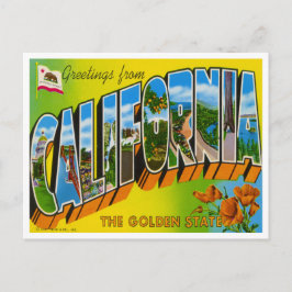 Vintage California vycard Vykort