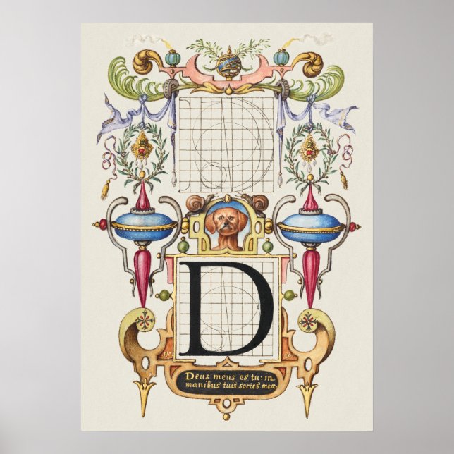 Vintage Calligraphy Poster (Framsidan)