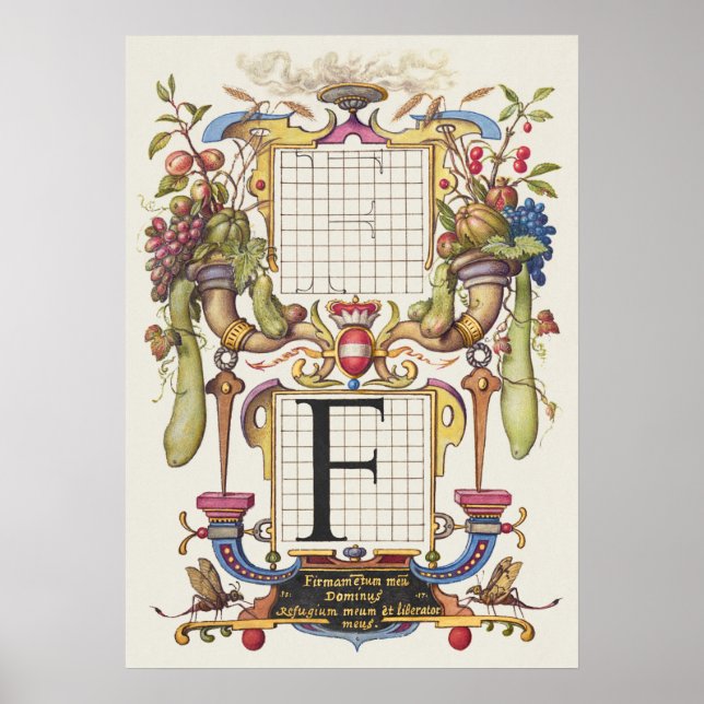 Vintage Calligraphy Poster (Framsidan)