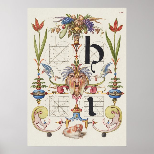 Vintage Calligraphy Poster (Framsidan)