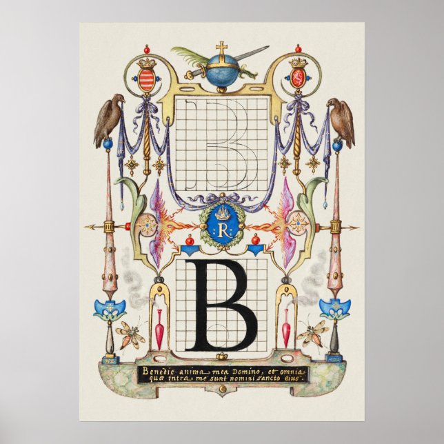 Vintage Calligraphy Poster (Framsidan)