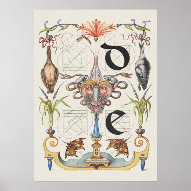 Vintage Calligraphy Poster (Framsidan)