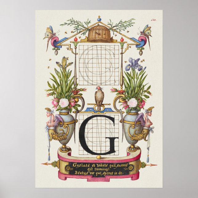Vintage Calligraphy Poster (Framsidan)