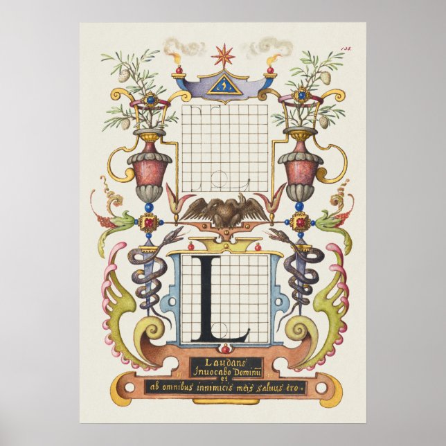 Vintage Calligraphy Poster (Framsidan)