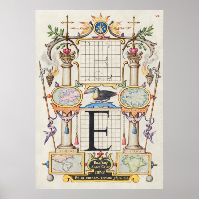 Vintage Calligraphy Poster (Framsidan)