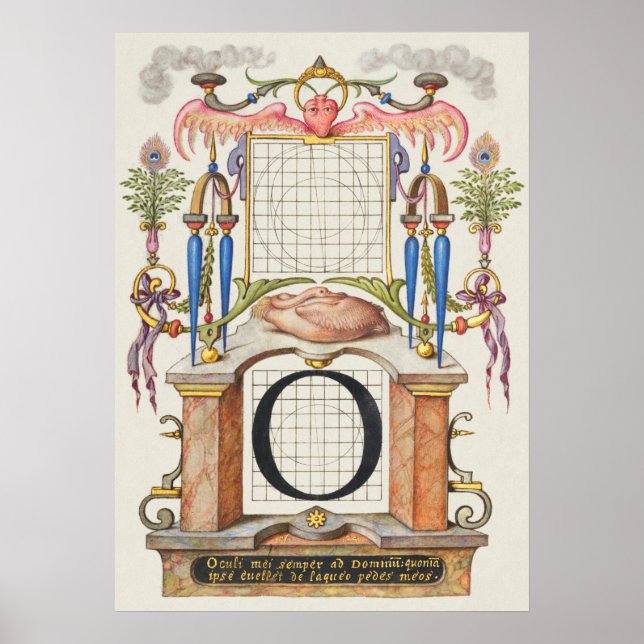 Vintage Calligraphy Poster (Framsidan)