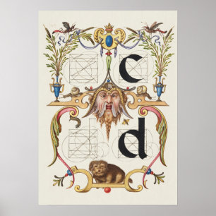 Vintage Calligraphy Poster