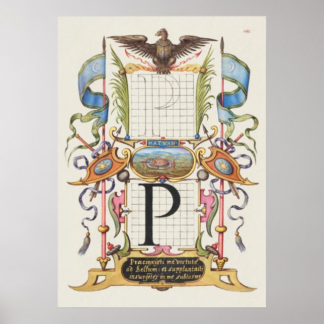 Vintage Calligraphy Poster (Framsidan)