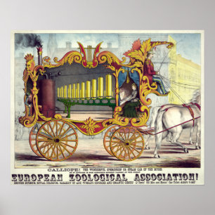 Vintage Calliope! Den underbara operoneikonen Poster