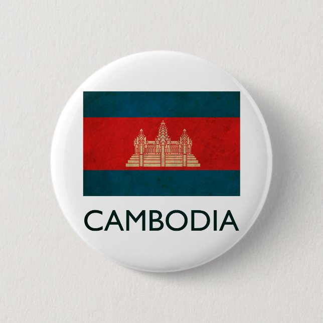 Vintage Cambodja Knapp (Framsida)