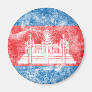 Vintage Cambodja Magnet