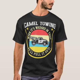 Vintage Camel Twing Humor Tow Lastbil T Shirt