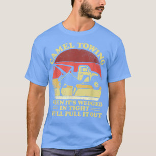 Vintage Camel Twing Humor Tow Lastbil T Shirt