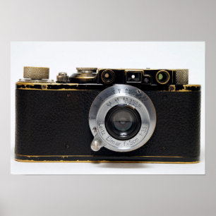 VINTAGE CAMERA 3 German Rangefinder 1932 - Poster