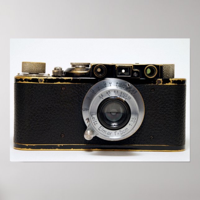 VINTAGE CAMERA 3 German Rangefinder 1932 - Poster (Framsidan)