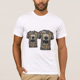 Vintage Camera Graphic T-Shirt - Retro-fotografi