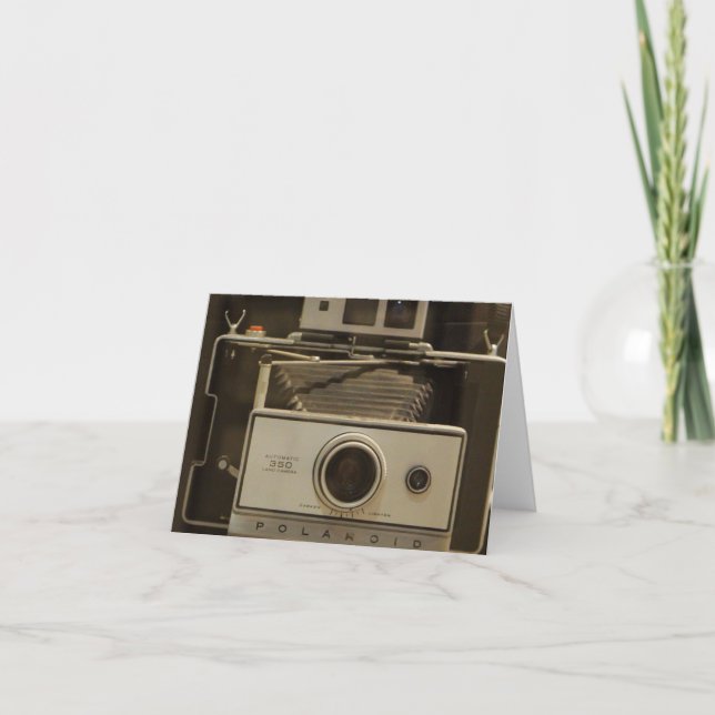 Vintage Camera - Note Card Kort (Framsida)