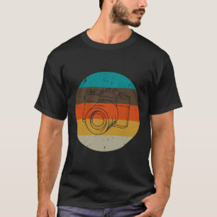 Vintage Camera Photograf Gift Retro Distress T Shirt
