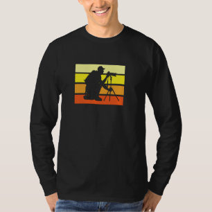 Vintage Camera Photograf Retro Sty T Shirt