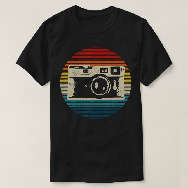 Vintage Camera Retro Photography Photographer Gift T Shirt (Design framsida)