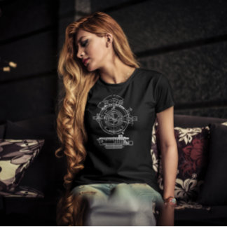 Vintage Camera Shutter Photography Teckning T Shirt