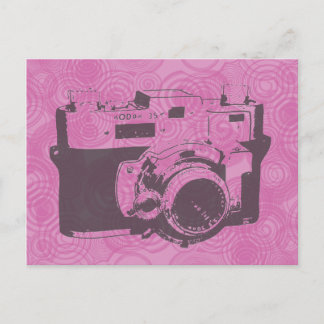 Vintage Camera-vykort Vykort