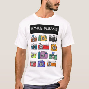 Vintage Cameras! Kameraentusiast, fotograf T Shirt