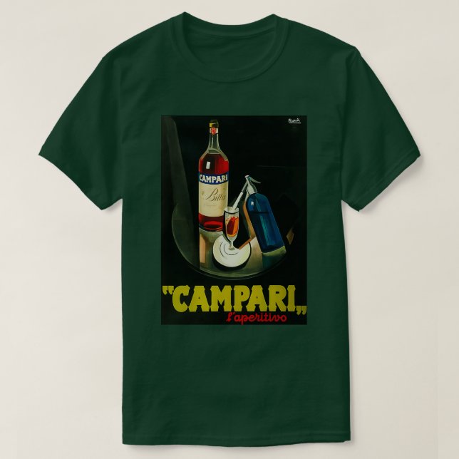 Vintage Campari T Shirt (Design framsida)