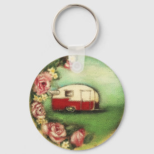 Vintage Camper Nyckelring