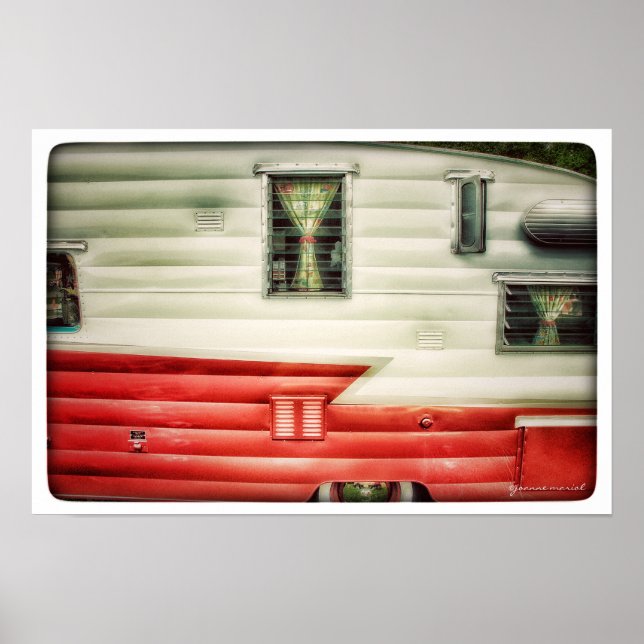 Vintage Camper Poster (Framsidan)