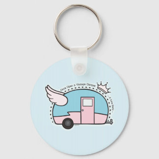 Vintage Camper Trailer Nyckelring