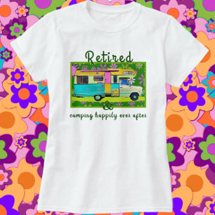 Vintage Camper Trailer Pension T-Shirt