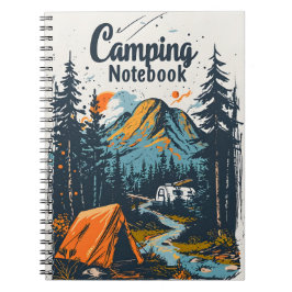 Vintage Camping Anteckningsbok