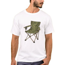 Vintage campingstol i fällbar design Retro utomhus