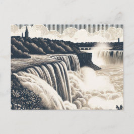 Vintage Canada Post Card Niagara Falls Vykort