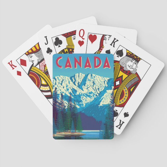 Vintage Canada Resepostkort Casinokort (Baksidan)