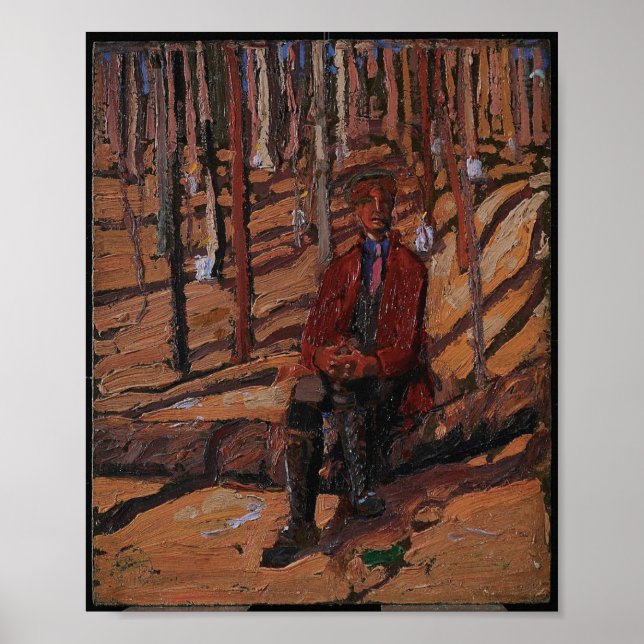 Vintage Canadian Painting Tom Thomson Sugar Bush Poster (Framsidan)