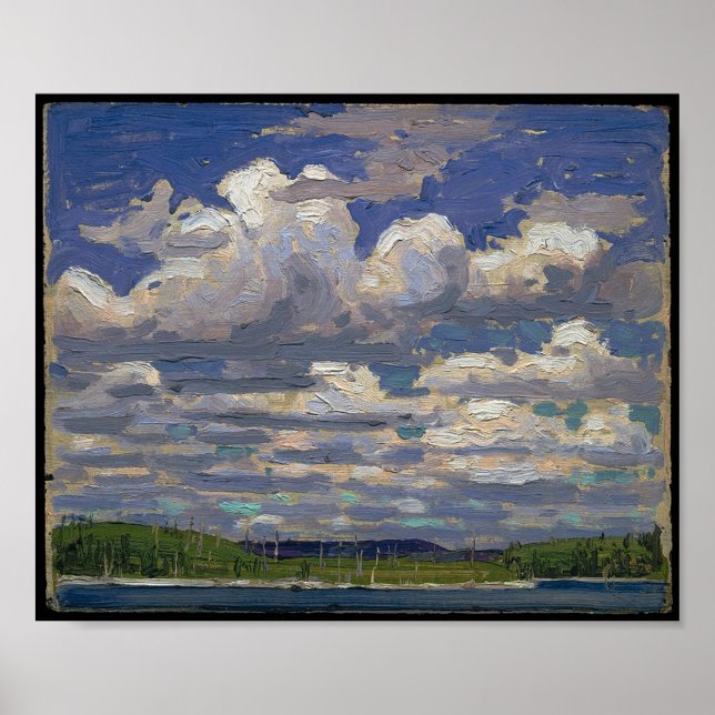 Vintage Canadian Painting Tom Thomson Summer Day Poster (Framsidan)