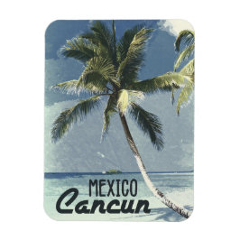 Vintage Cancun Mexiko Magnet