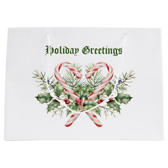 Vintage Candy cane Helgdag (Framsidan)